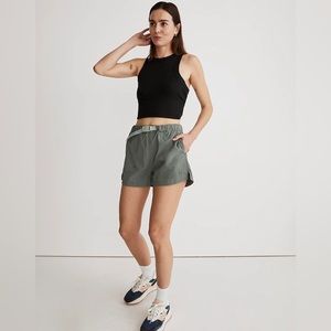 Madewell MWL Hiking Shorts in Architect Green NWT (Size Small)